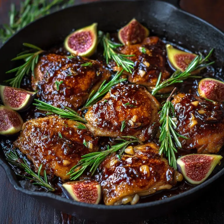 Mastering Balsamic Fig Glazed Chicken Recipe