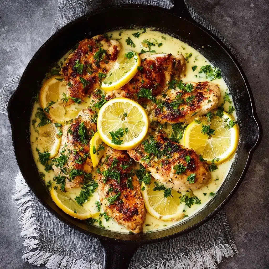 Lemon Pecorino Crusted Chicken with Creamy Lemon Sauce
 - Recipe Image