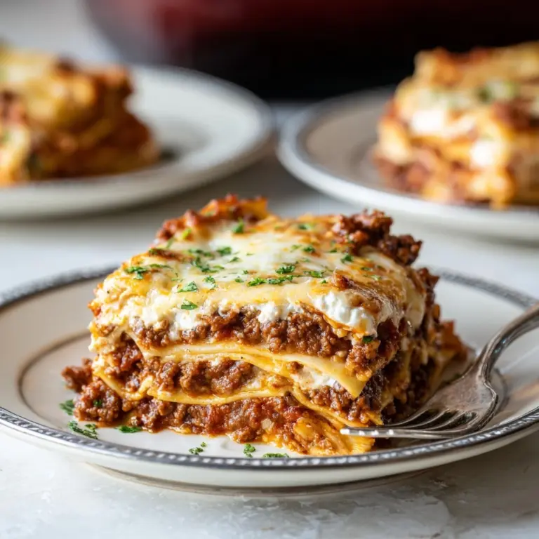 The BEST Easy Healthy Lasagna Recipe