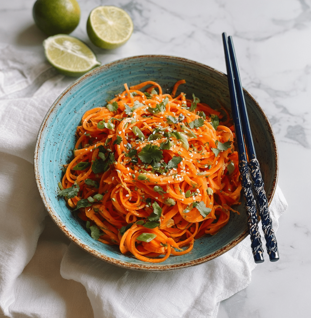 Raw Carrot Salad (5 Minute Viral Tik Tok Recipe) Recipe