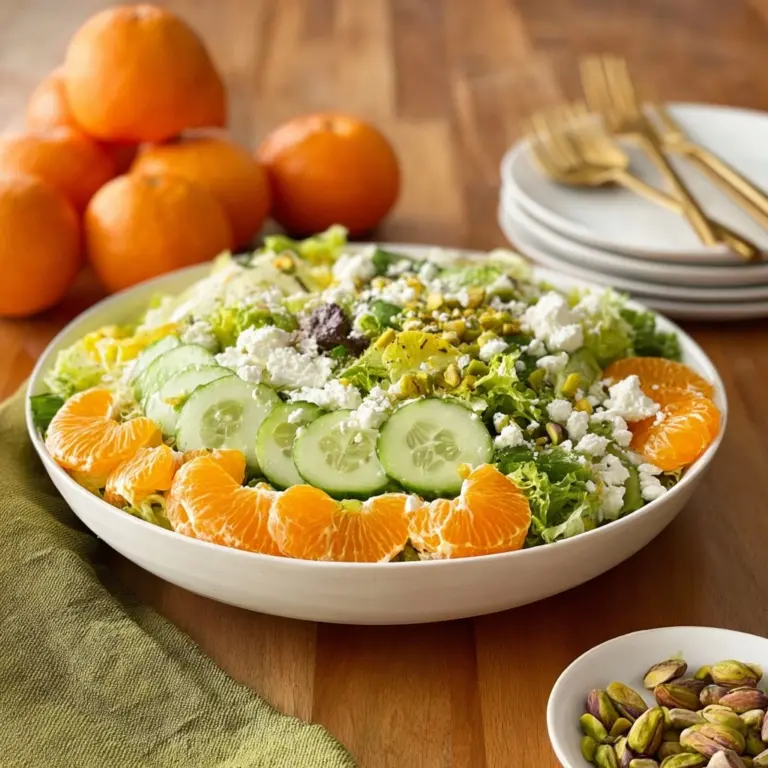 Irish Flag Clementine Cucumber Salad Recipe