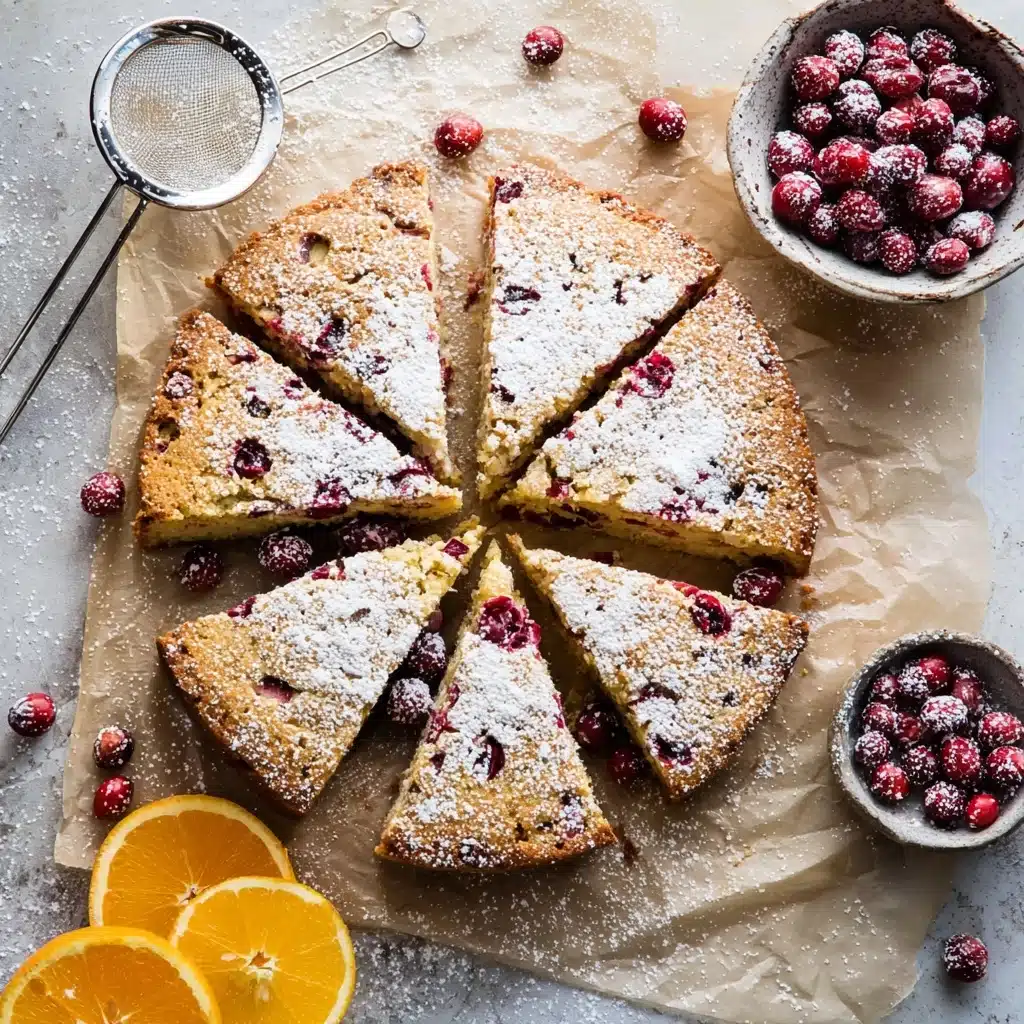Cranberry Orange Breakfast Cake Recipe - Recipe Image