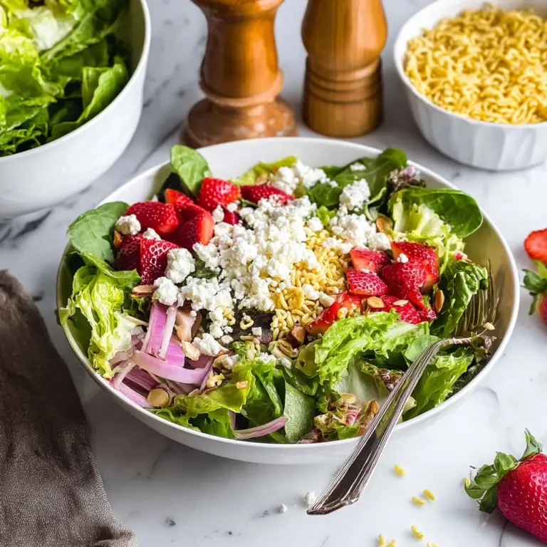 Strawberry Crunch Salad with Champagne Vinaigrette Recipe