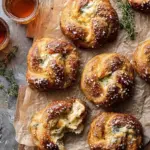 Artichoke Dip Stuffed Pretzels Recipe