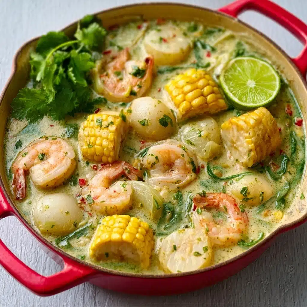 Green Curry Seafood Boil Recipe - Recipe Image