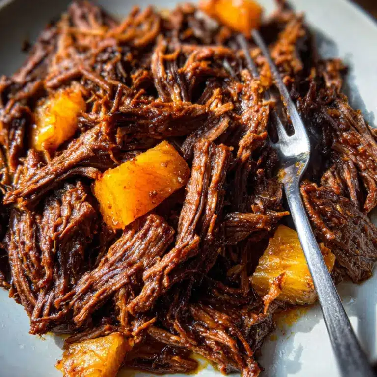 Crockpot Chipotle Pineapple Pot Roast Bowls Recipe
