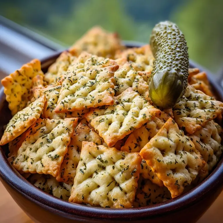 Dill Pickle Chex Mix: A Tangy Snack Sensation Recipe