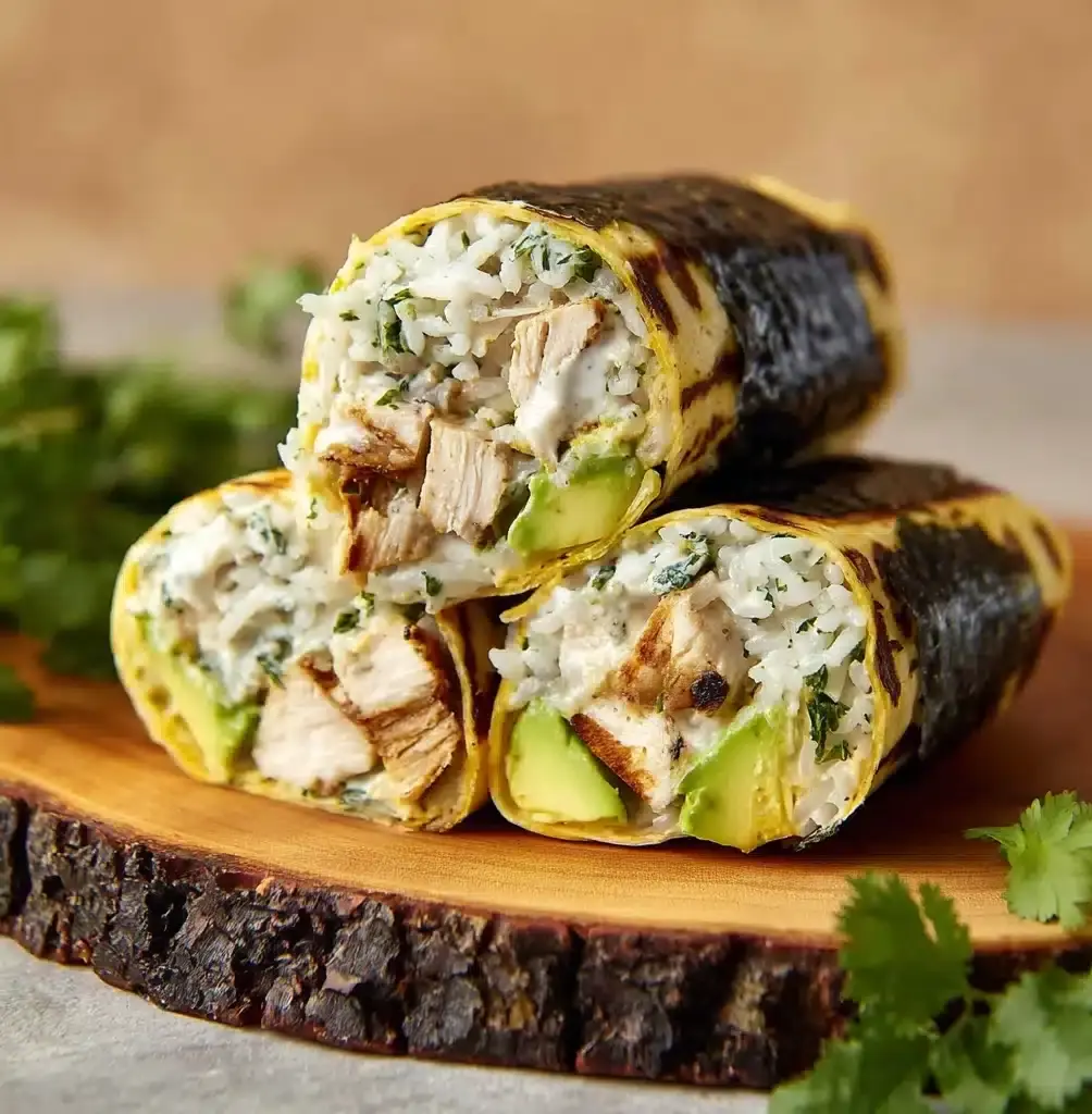 Chicken Avocado Burritos Recipe