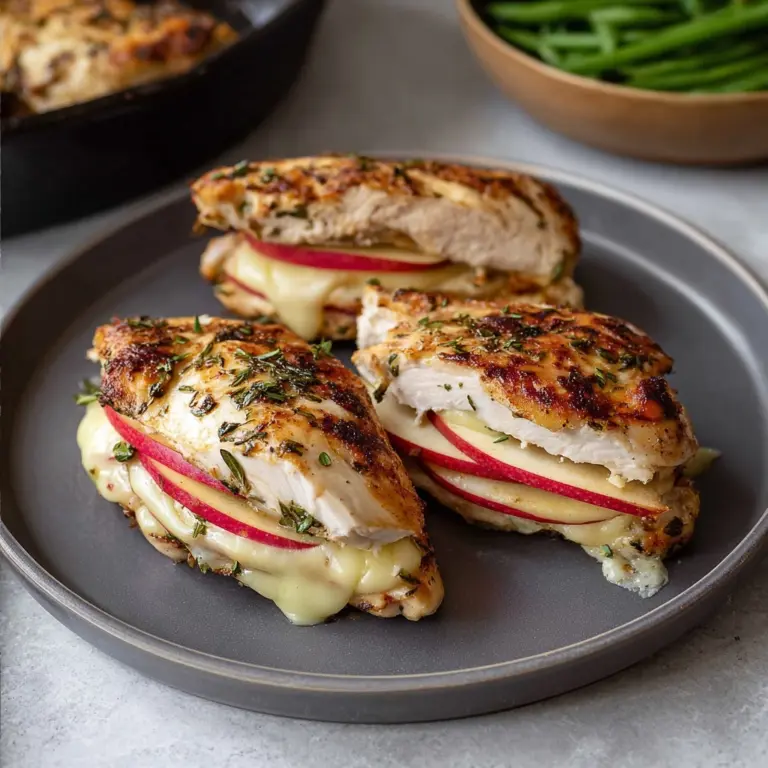 Apple and Brie Stuffed Chicken Recipe