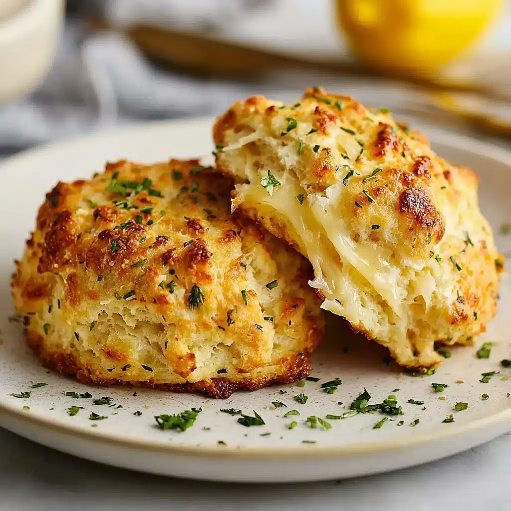 Crab Stuffed Cheddar Bay Biscuits with Lemon Butter Recipe - Recipe Image