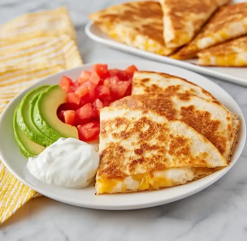 30-Minute Cheesy Chicken Quesadillas Recipe