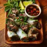 Thai Basil Beef Rolls Recipe