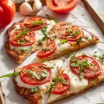 15-Minute Easy Margherita Flatbread Pizza Recipe