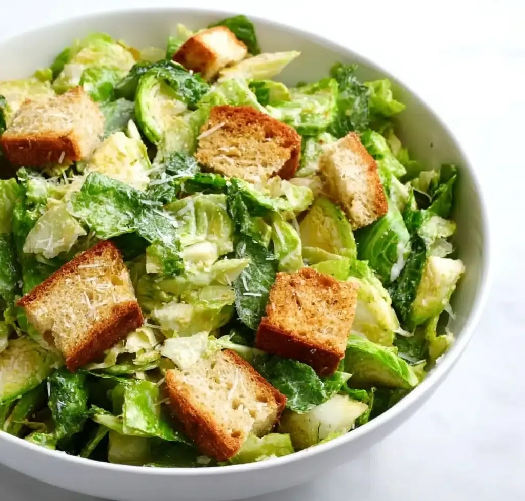 Brussels Sprout Caesar Salad Recipe