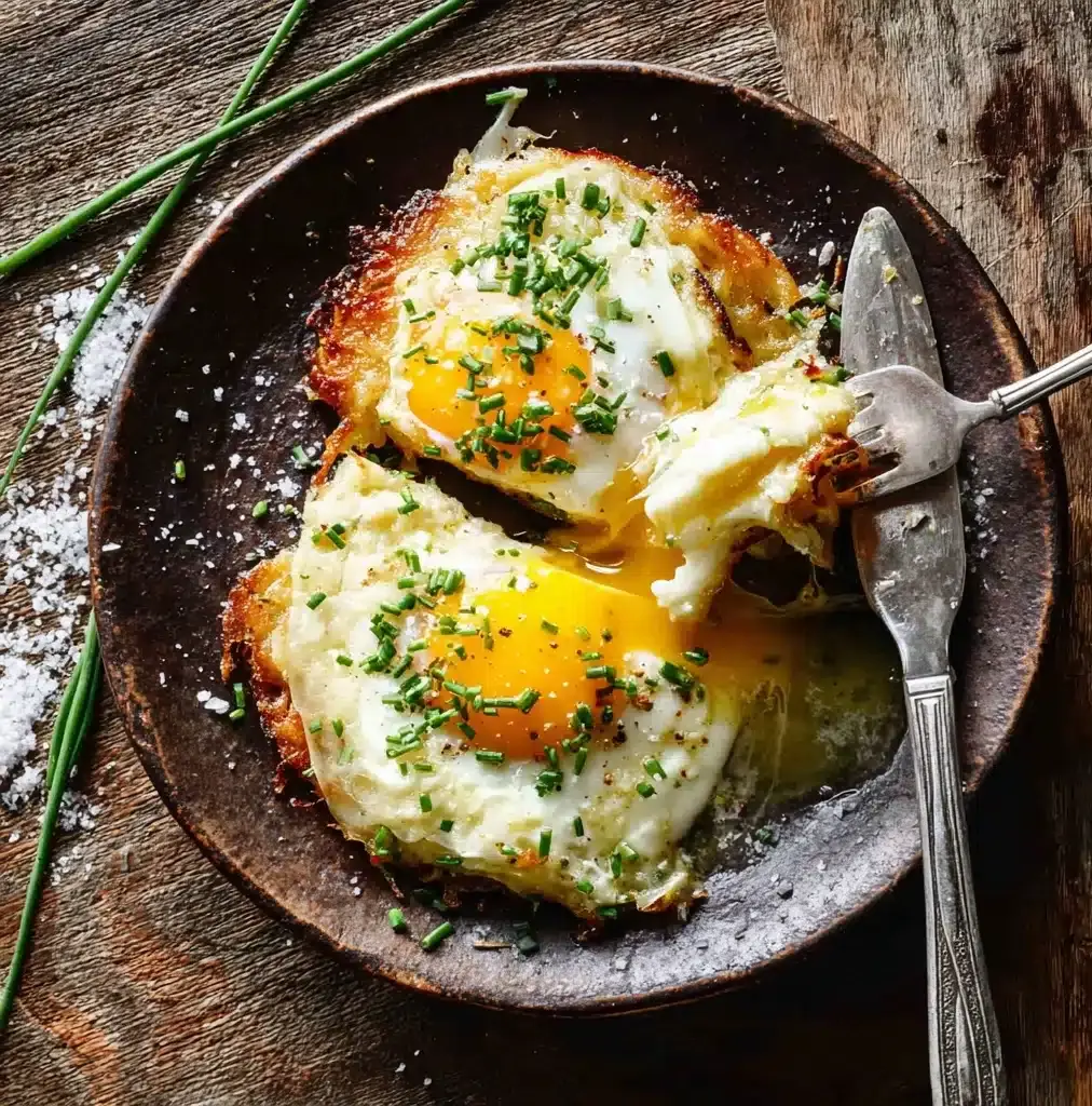 French Baked Eggs on Toast Recipe