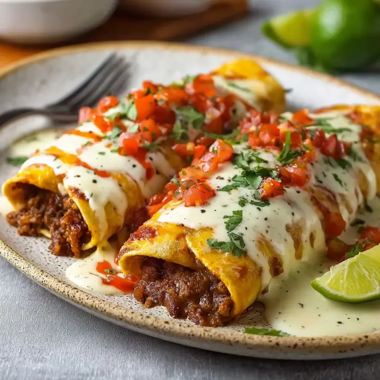 Jalapeño Popper Cheesy Chicken Enchiladas Recipe