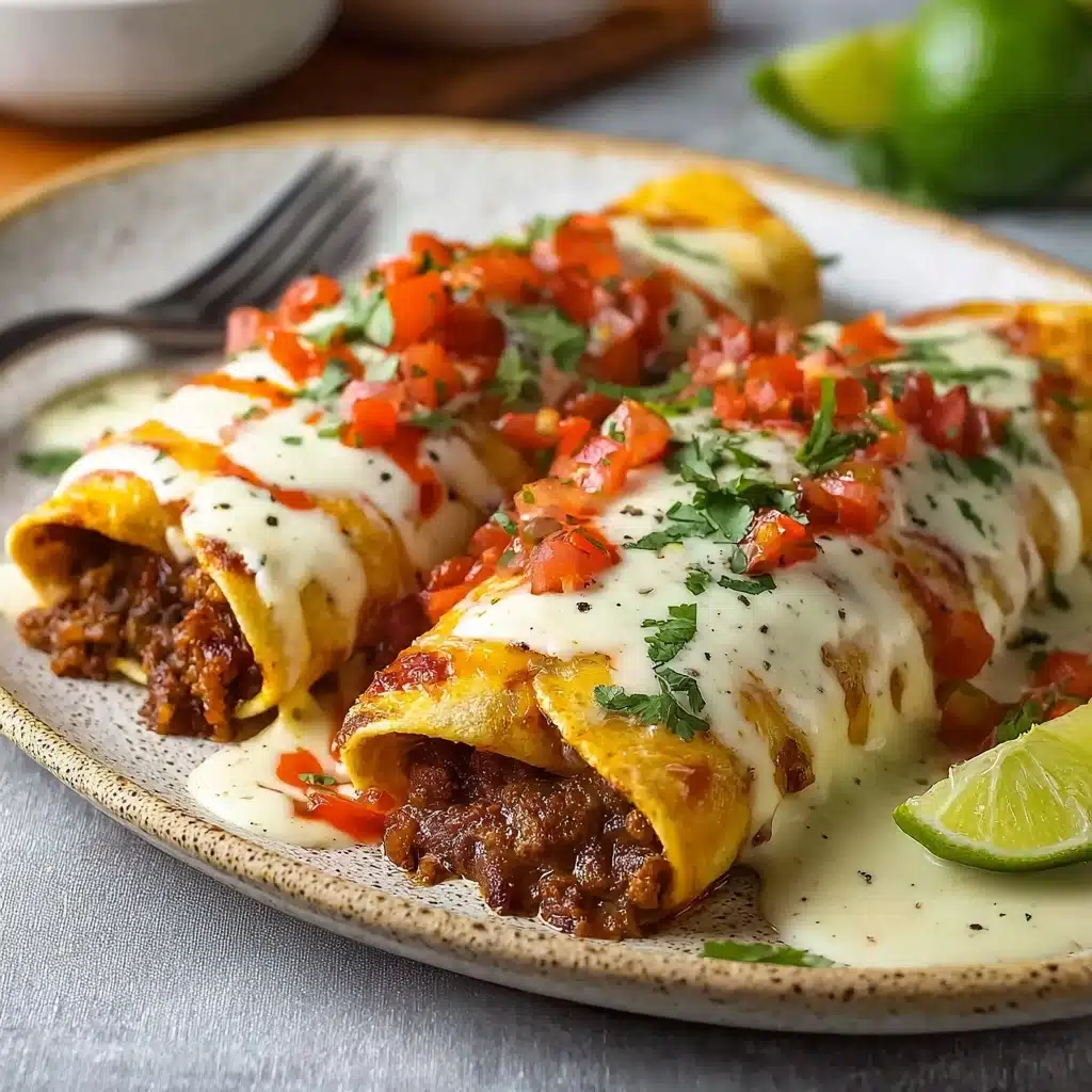 Jalapeño Popper Cheesy Chicken Enchiladas Recipe - Recipe Image