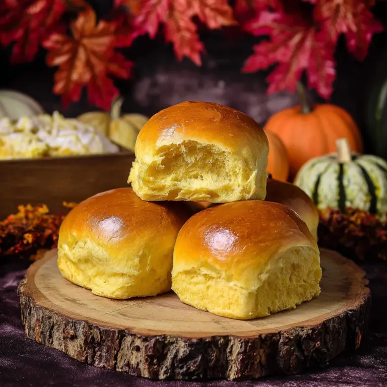 Soft Pumpkin Rolls Recipe