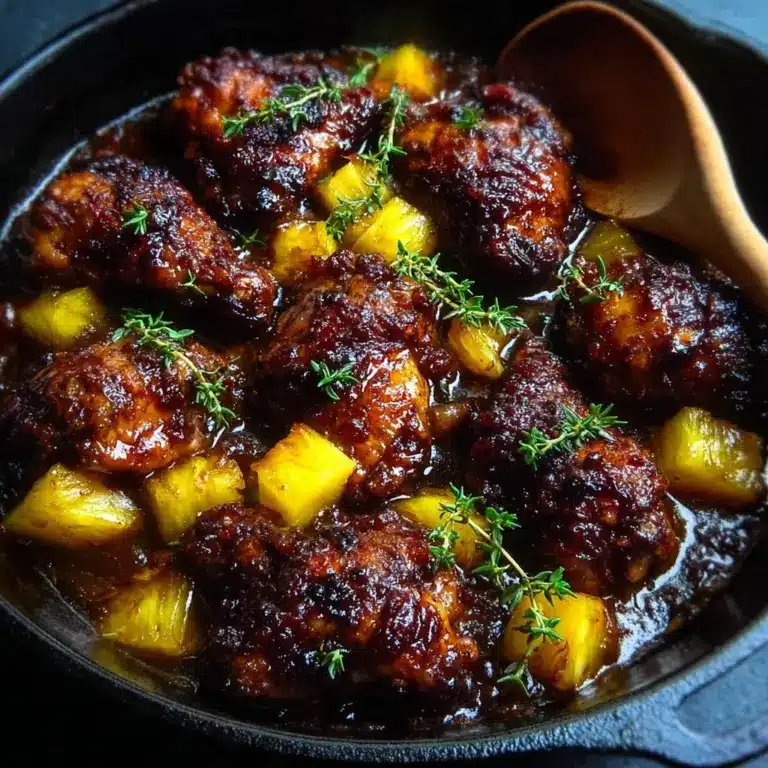 Baked Jamaican Pineapple Jerk Chicken Recipe