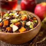 Wild Rice Harvest Bowls with Fig Balsamic Vinaigrette Recipe