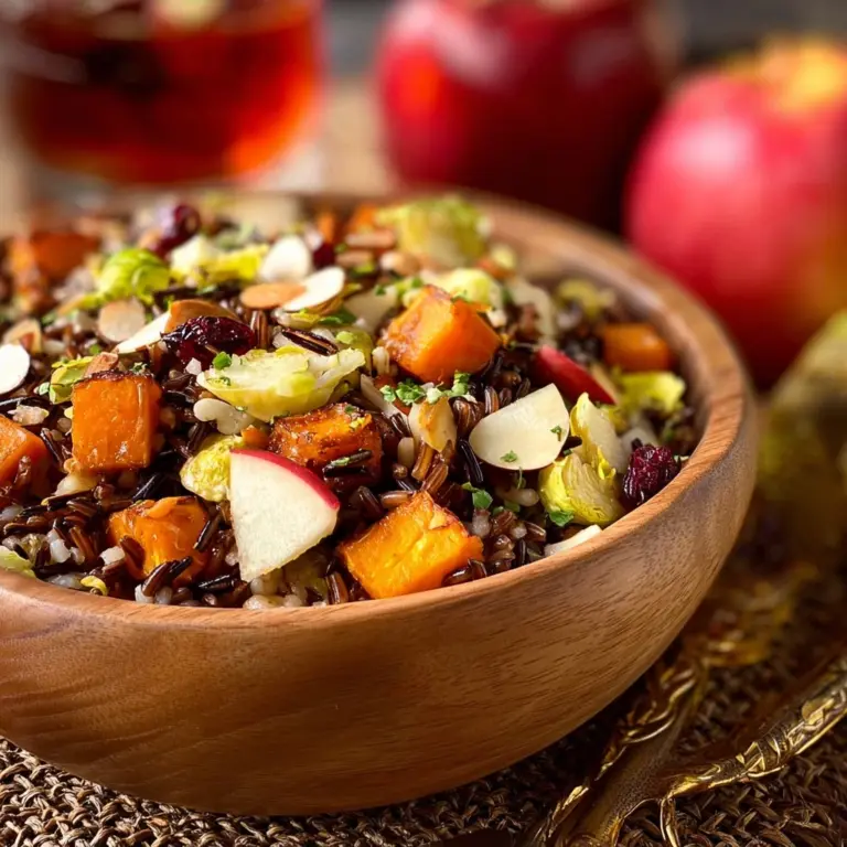 Wild Rice Harvest Bowls with Fig Balsamic Vinaigrette Recipe