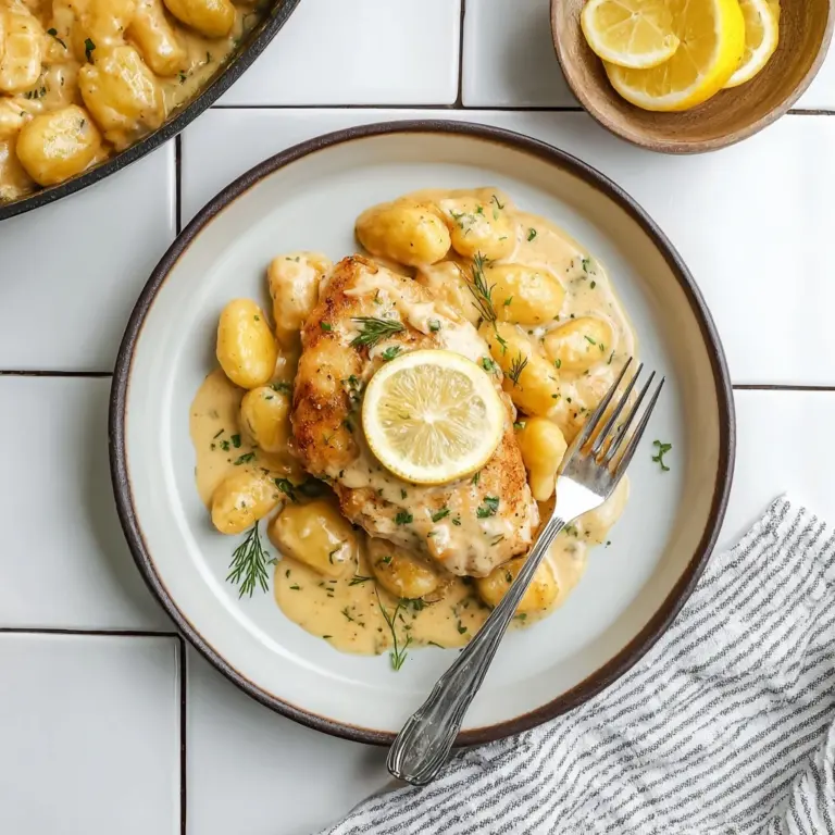 Lemon Chicken Gnocchi: An Amazing Ultimate Recipe