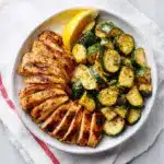 Easy Asado Chicken with Lemon Zucchini Sauté Recipe
