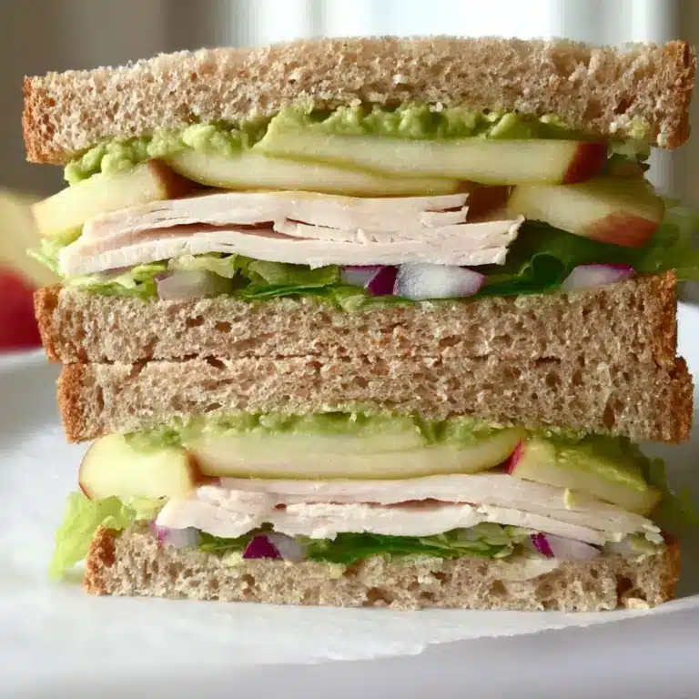 The BEST Turkey Apple Cheddar Sandwich Recipe