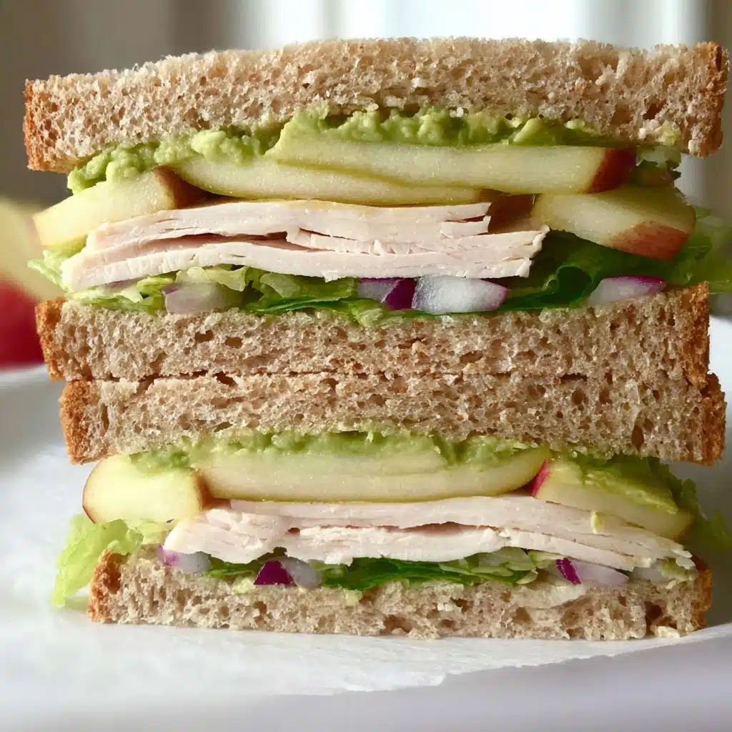The BEST Turkey Apple Cheddar Sandwich Recipe - Recipe Image