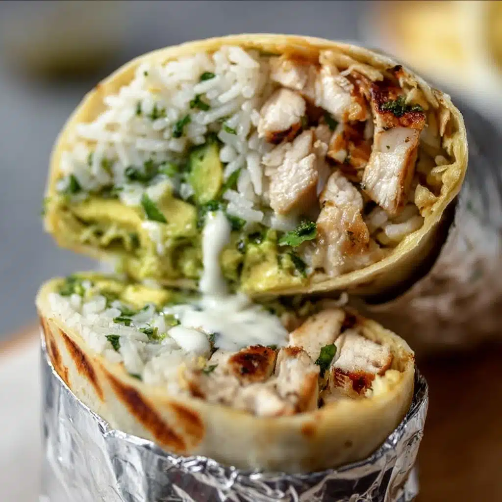 Chicken Avocado Burritos Recipe - Recipe Image