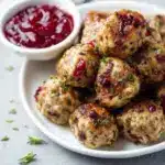 Festive Cranberry Turkey Stuffing Balls Recipe