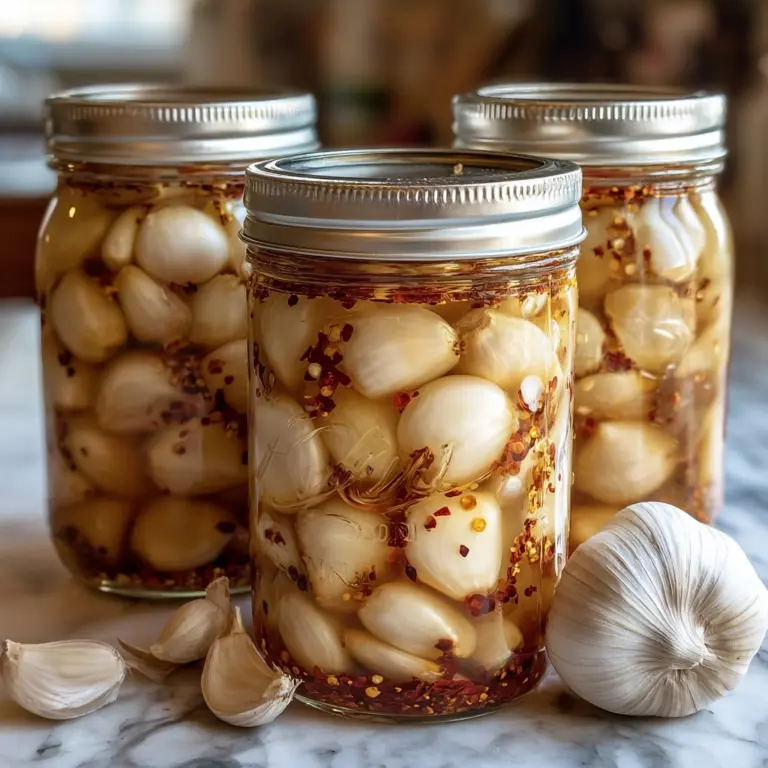 Spicy Pickled Garlic Recipe