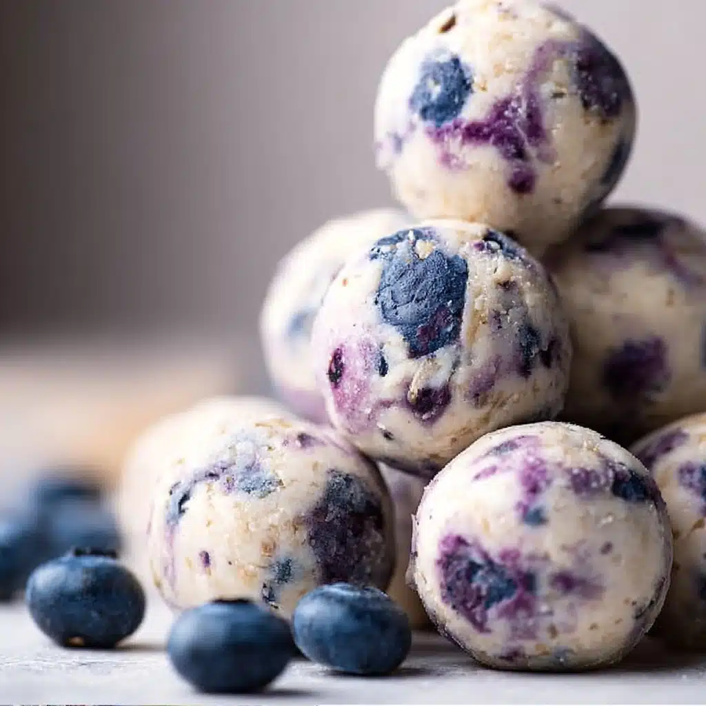Blueberry Cheesecake Protein Bites – High-Protein Snack Recipe - Recipe Image