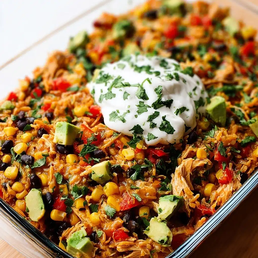 Chicken Burrito Casserole Recipe - Recipe Image