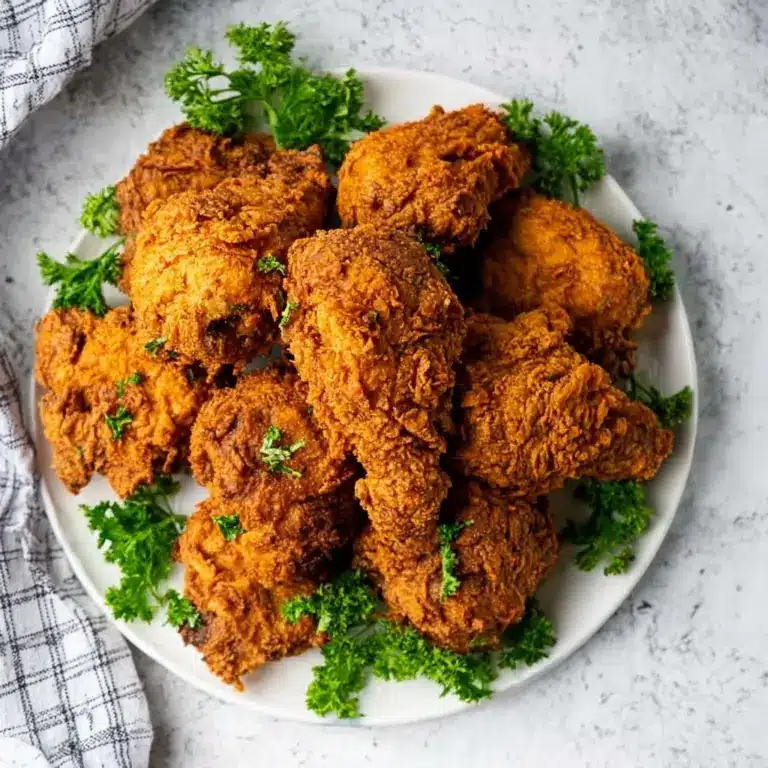 Crispy Spicy Buttermilk Fried Chicken Recipe