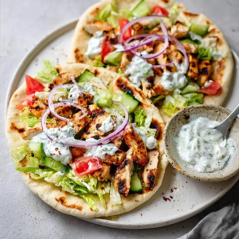 Greek Chicken Gyros Recipe