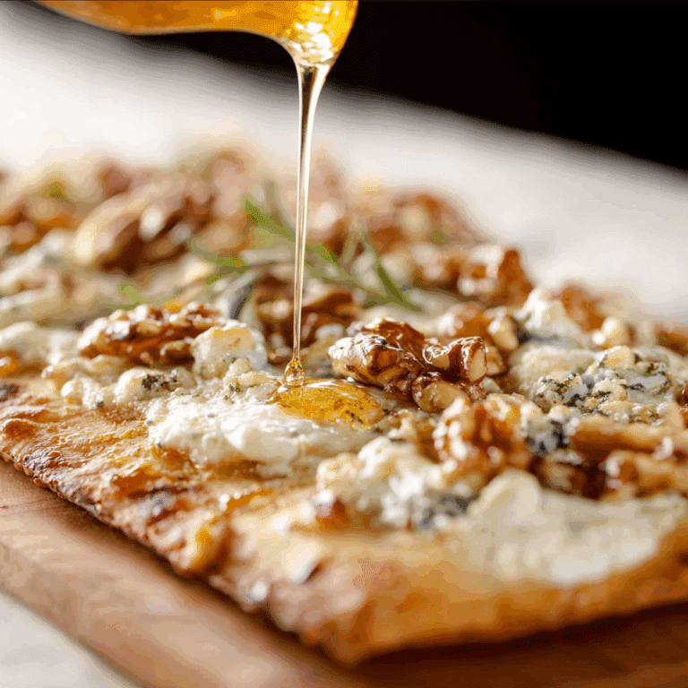 Grilled Honey Goat Cheese Pizza Recipe