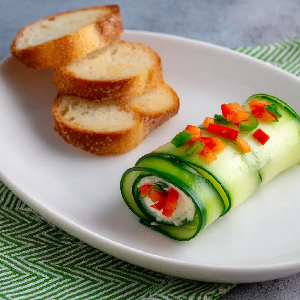 Cucumber And Cream Cheese Roll-Ups Recipe - Recipe Image