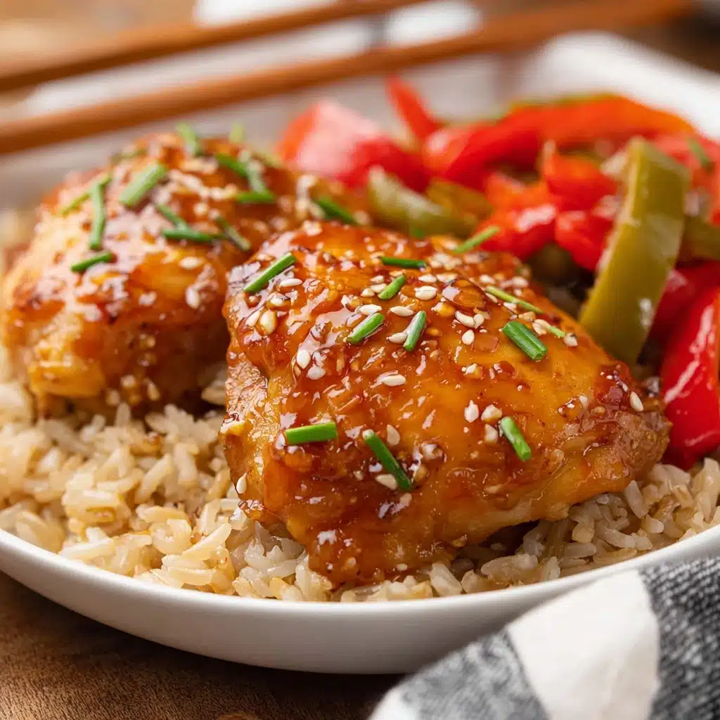 Crockpot Honey Garlic Chicken Recipe - Recipe Image