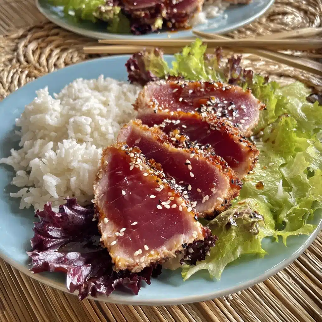 Seared Tuna with Sesame and Ginger Recipe - Recipe Image