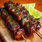 Grilled Thai Coconut Chicken Skewers Recipe