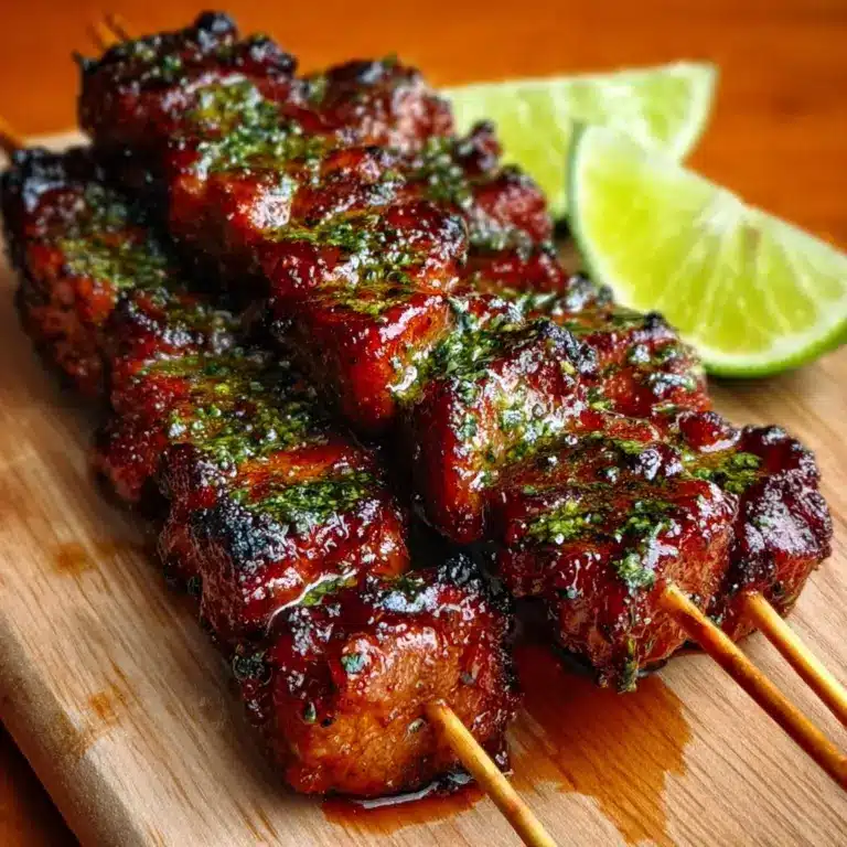 Grilled Thai Coconut Chicken Skewers Recipe