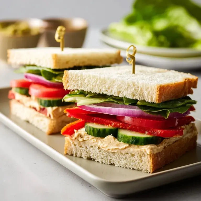 Mediterranean Veggie Sandwich Recipe