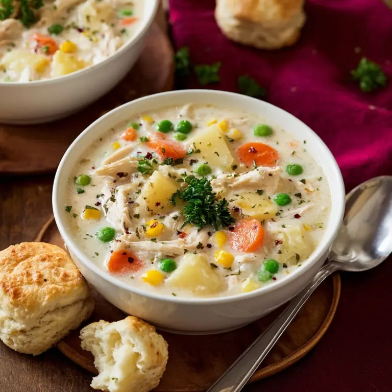 Chicken Pot Pie Soup Recipe
