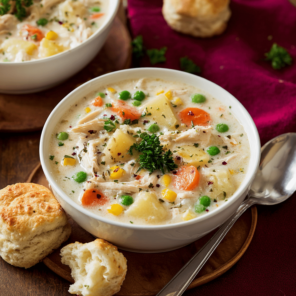 Chicken Pot Pie Soup Recipe - Recipe Image