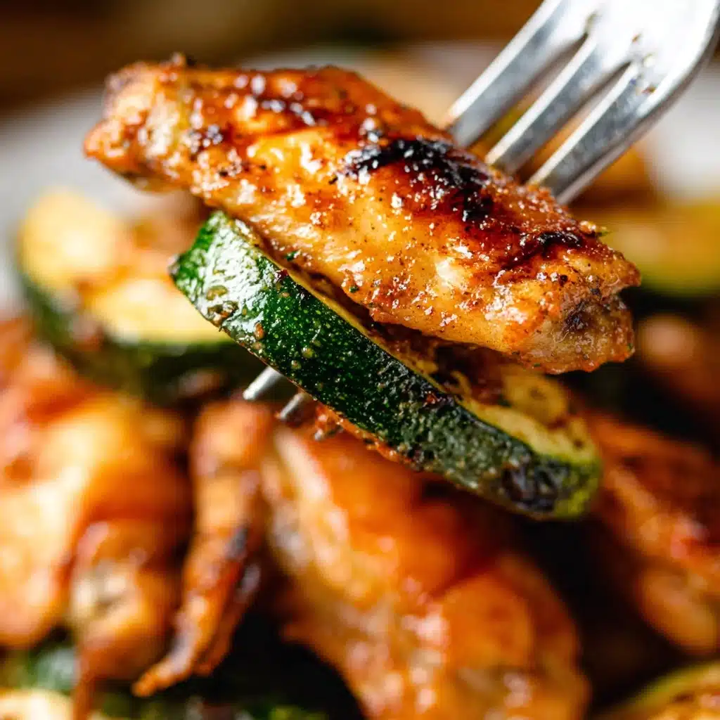 Easy Asado Chicken with Lemon Zucchini Sauté Recipe - Recipe Image