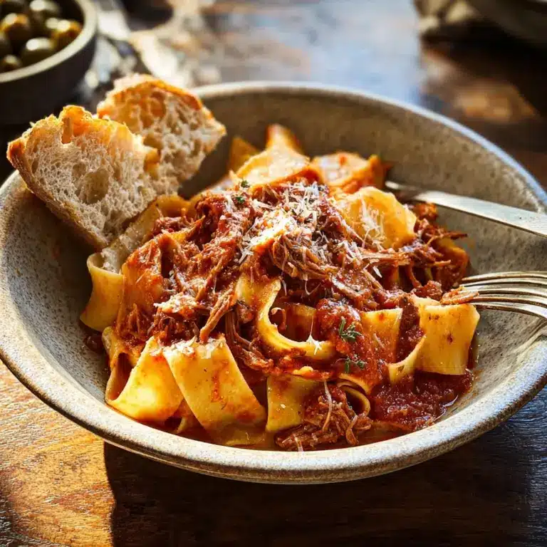 Original Ragù alla Bolognese With Pappardelle Recipe