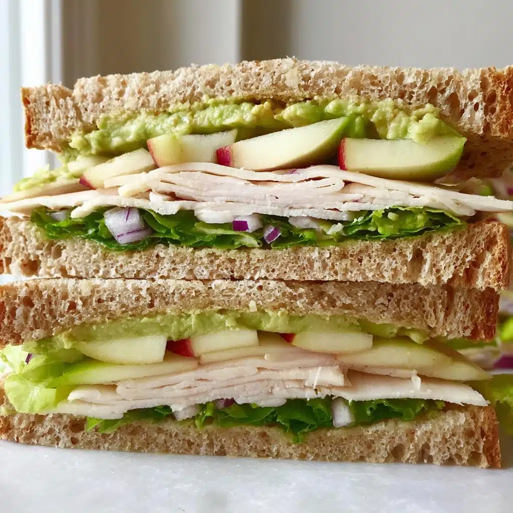 The BEST Turkey Apple Cheddar Sandwich Recipe - Recipe Image