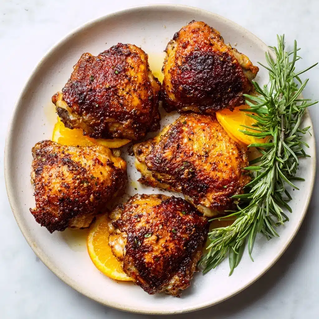 Baked Florida Orange Juice Rosemary Chicken Recipe - Recipe Image