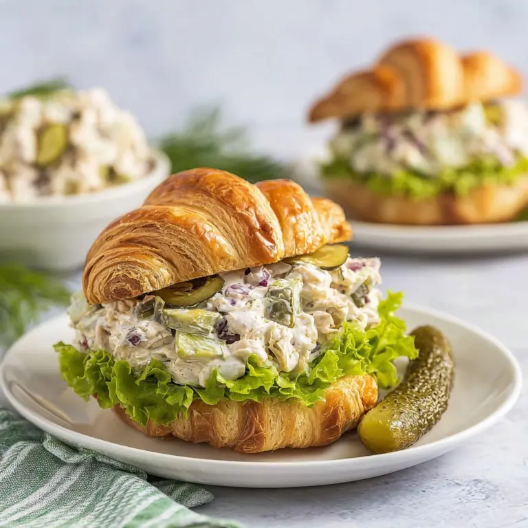 Savory Dill Pickle Chicken Salad Recipe